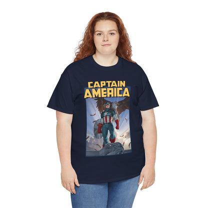 Captain America T-Shirt - Junggeun Yoon Art - Avengers Member - Marvel Comics