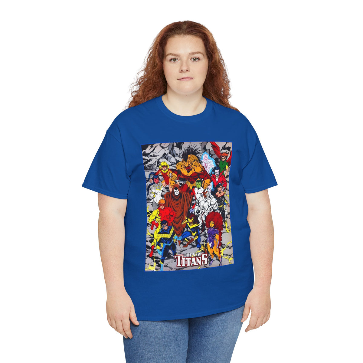 New Titans T-Shirt - Tom Grummett Art - Nightwing, Pantha, Phantasm, Wildebeest, Red Star, Troia - DC Comics