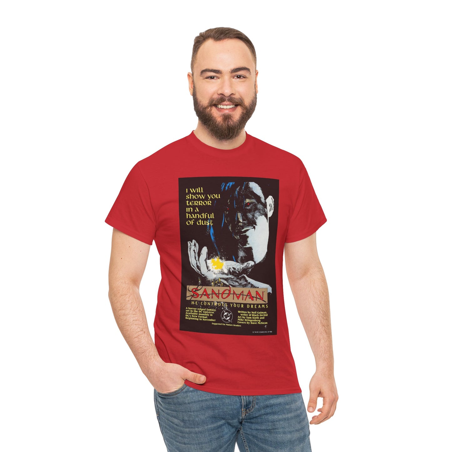 Sandman Ad T-Shirt - 1988 DC/Vertigo Comics
