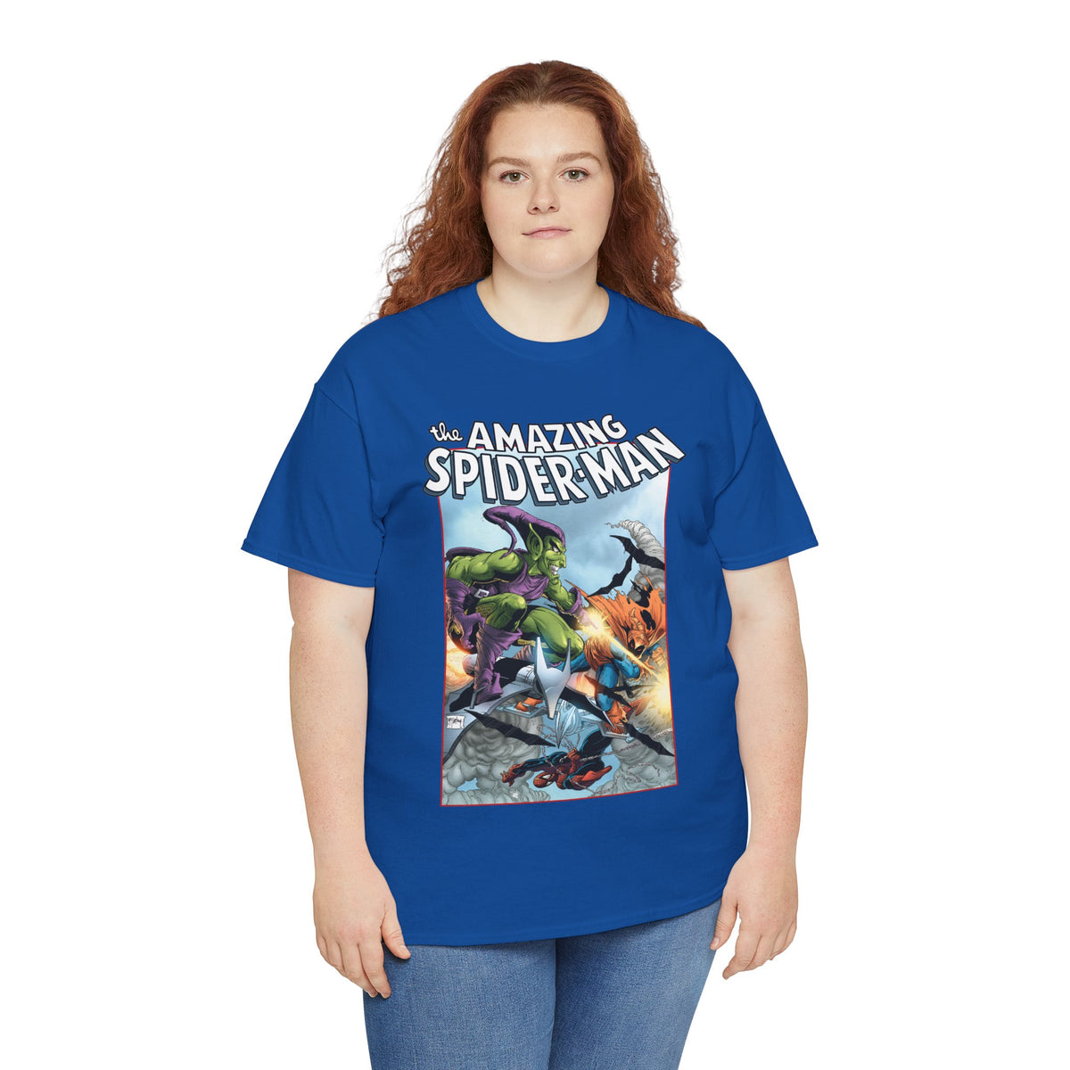 Amazing Spider-Man T-Shirt - Todd McFarlane Art - Green Goblin Vs Hobgoblin - Marvel Comics
