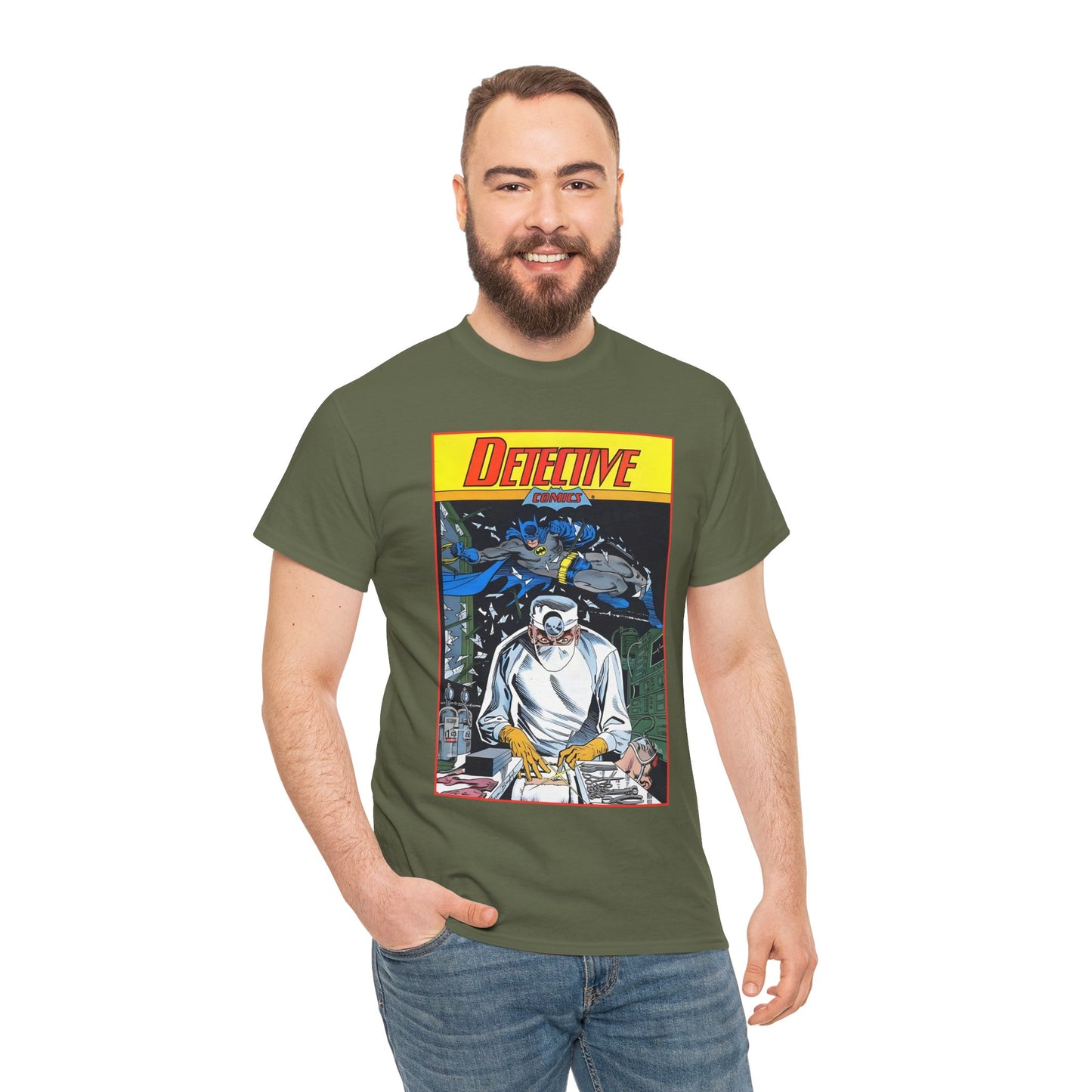Detective Comics T-Shirt - Norm Breyfogle Art - Batman Vs Crime Doctor - DC Comics