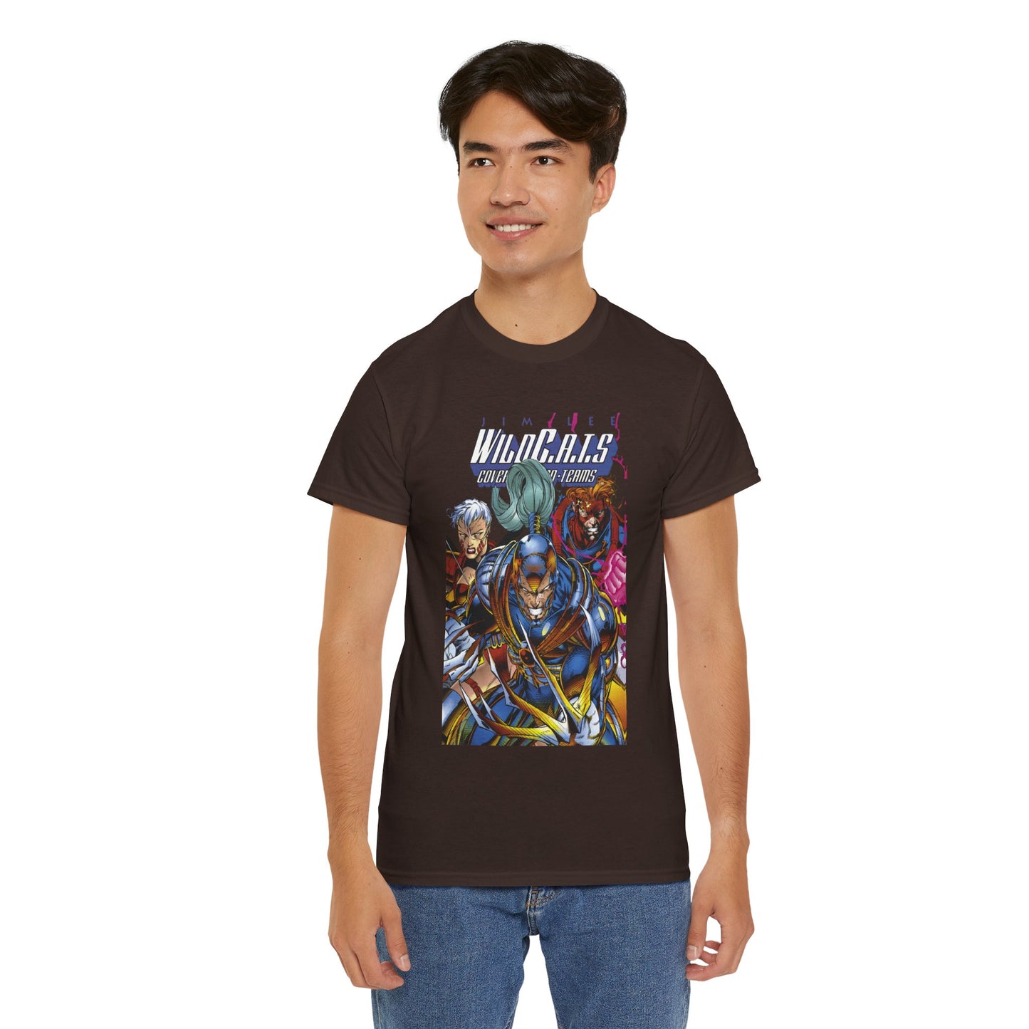 Wildcats T-Shirt - Jim Lee Art - Spartan, Warblade, Zealot - DC/Wildstorm/Image Comics