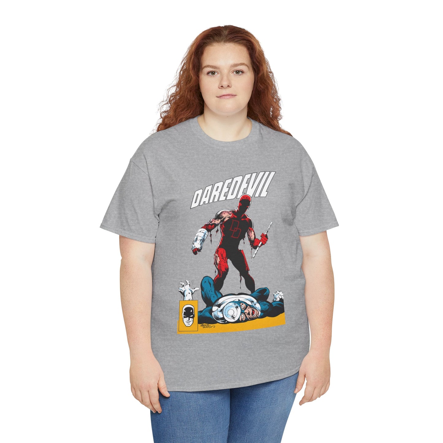 Daredevil T-Shirt - John Byrne Art - Marvel Comics - Bullseye - Matt Murdock, Man Without Fear