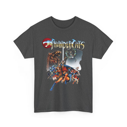 Thundercats T-Shirt - Lion-O, Panthro, Cheetara, Tygra, Snarf, WilyKit and WilyKat, Mumm-Ra
