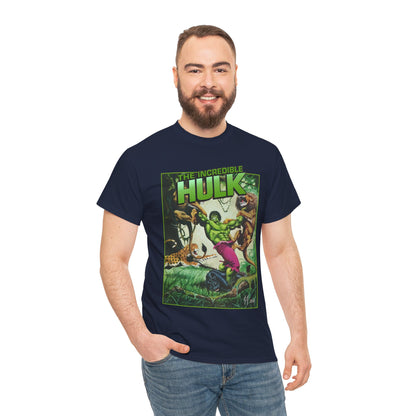 Incredible Hulk T-Shirt - Joe Jusko Art - Hulk Fighting Lions and Tigers - Marvel Comics
