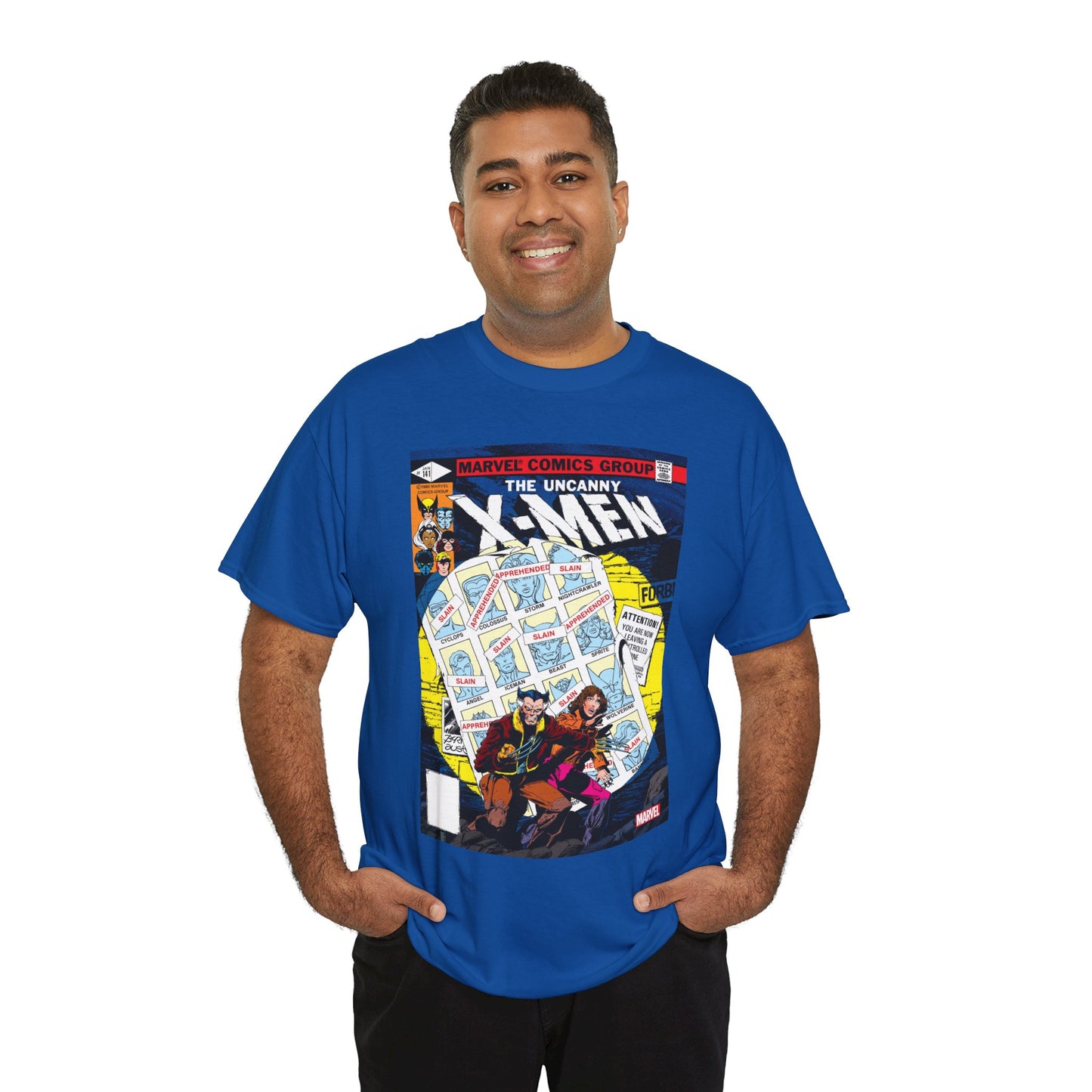 Uncanny X-Men #141 T-Shirt - John Byrne Art - Wolverine, Kitty Pryde - Days of Futures Past - Marvel Comics