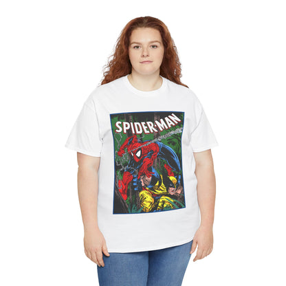 Spider-Man & Wolverine T-Shirt - Todd McFarlane Art - Marvel Comics