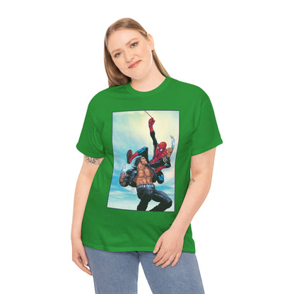 Wolverine Vs Spider-Man T-Shirt - Frank Quitely Art - Marvel Comics
