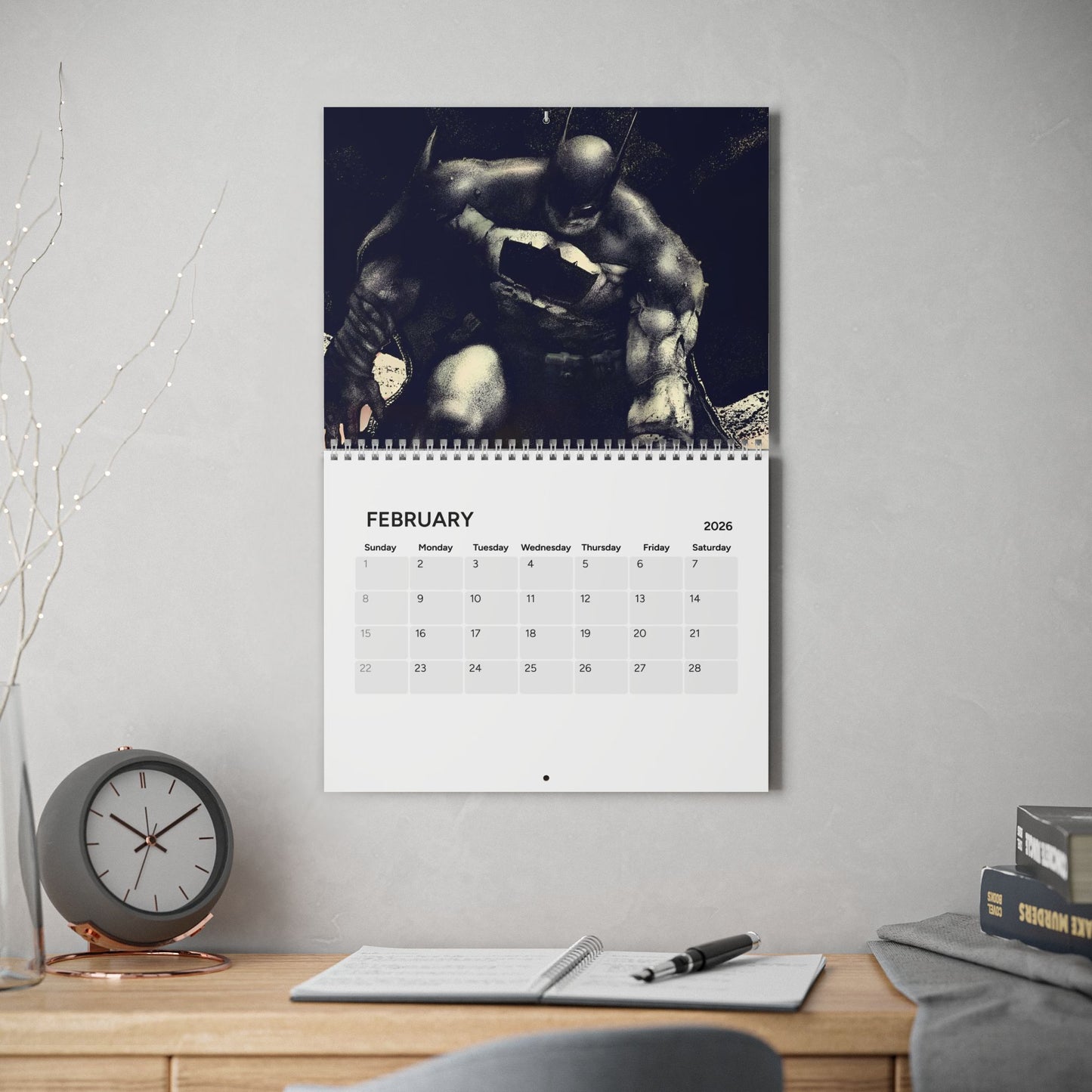 Absolute Batman Calendar (2026) - DC Comics All-In - Bruce Wayne, Gotham City - Scott Snyder Series