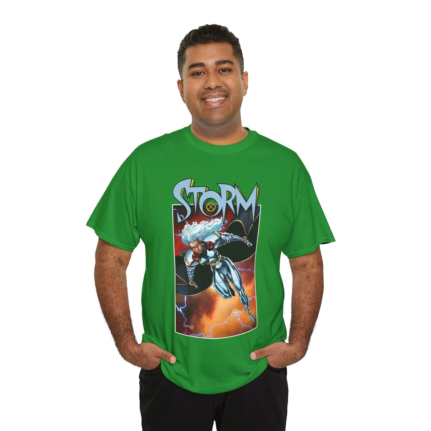 Storm T-Shirt - Jim Lee Art - Ororo - Uncanny X-Men Member & Leader - Heroic Mutant - Marvel Comics