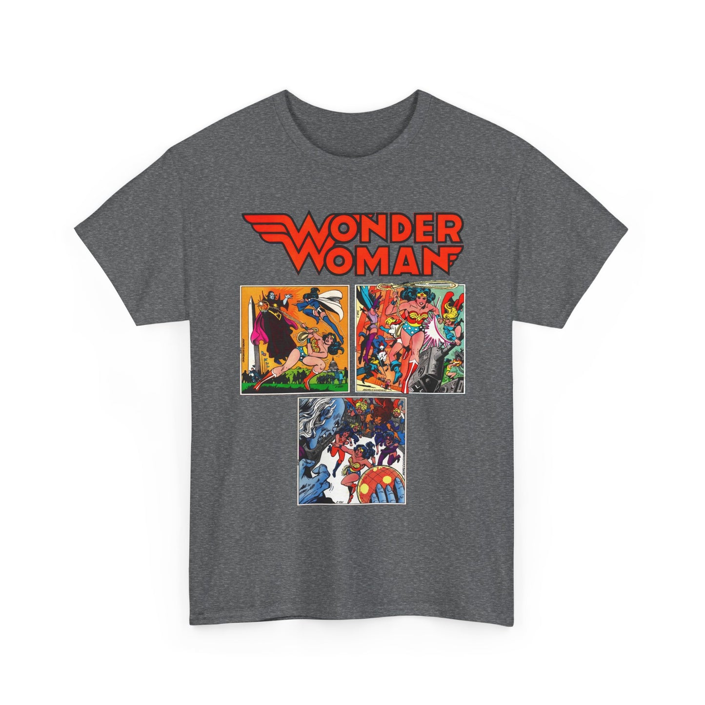 Wonder Woman T-Shirt - Ross Andru & Dick Giordano Art - Judgment in Infinity Story - Zatanna, Supergirl, Huntress, Power Girl, Raven, Wonder Girl, Starfire - DC Comics