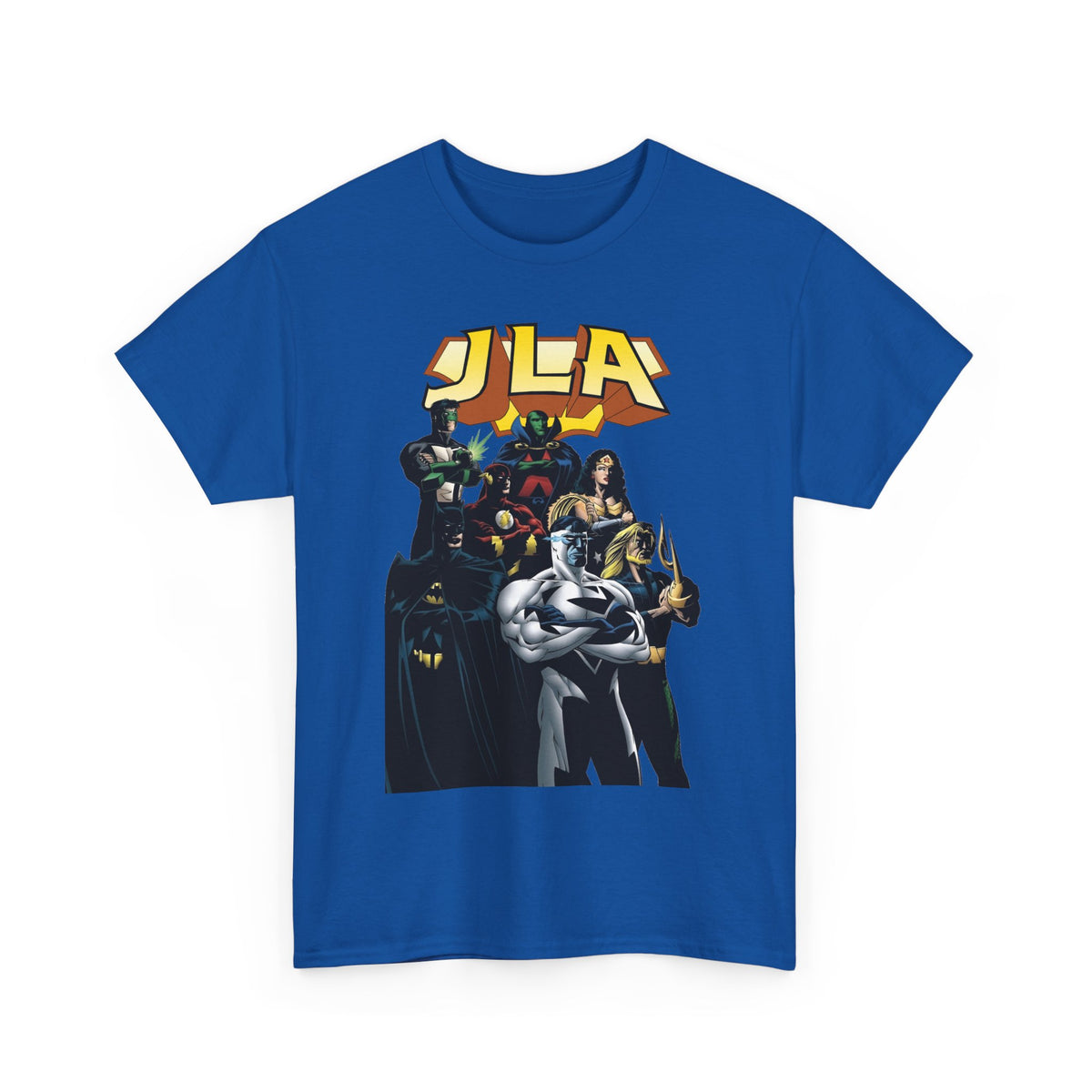 JLA T-Shirt - Howard Porter Art - Superman, Batman, Wonder Woman, Flash - DC Comics
