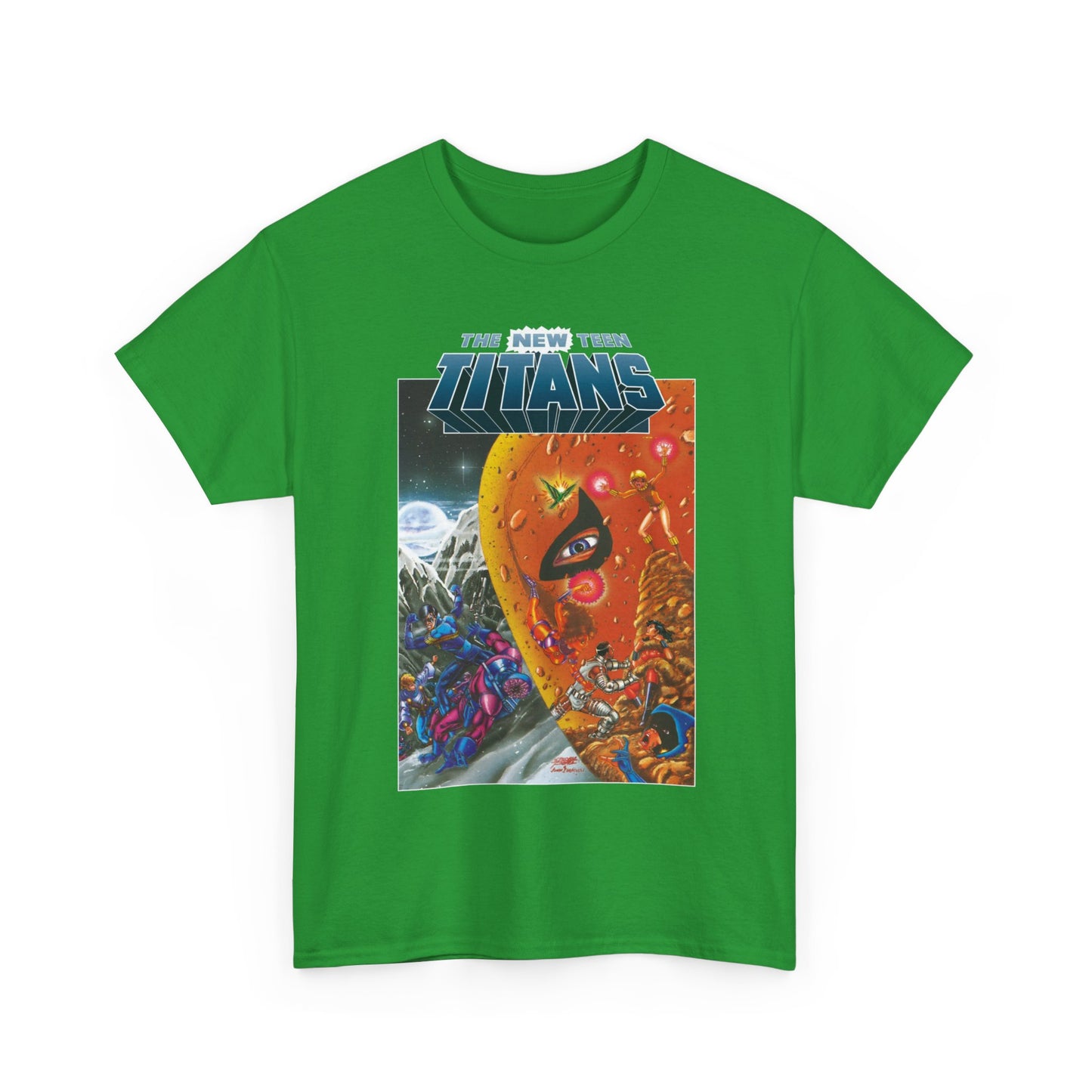 New Teen Titans T-Shirt - George Perez Art - Judas Contract - Deathstroke, Nightwing, Terra, Jericho, Raven, Cyborg, Wonder Girl - DC Comics