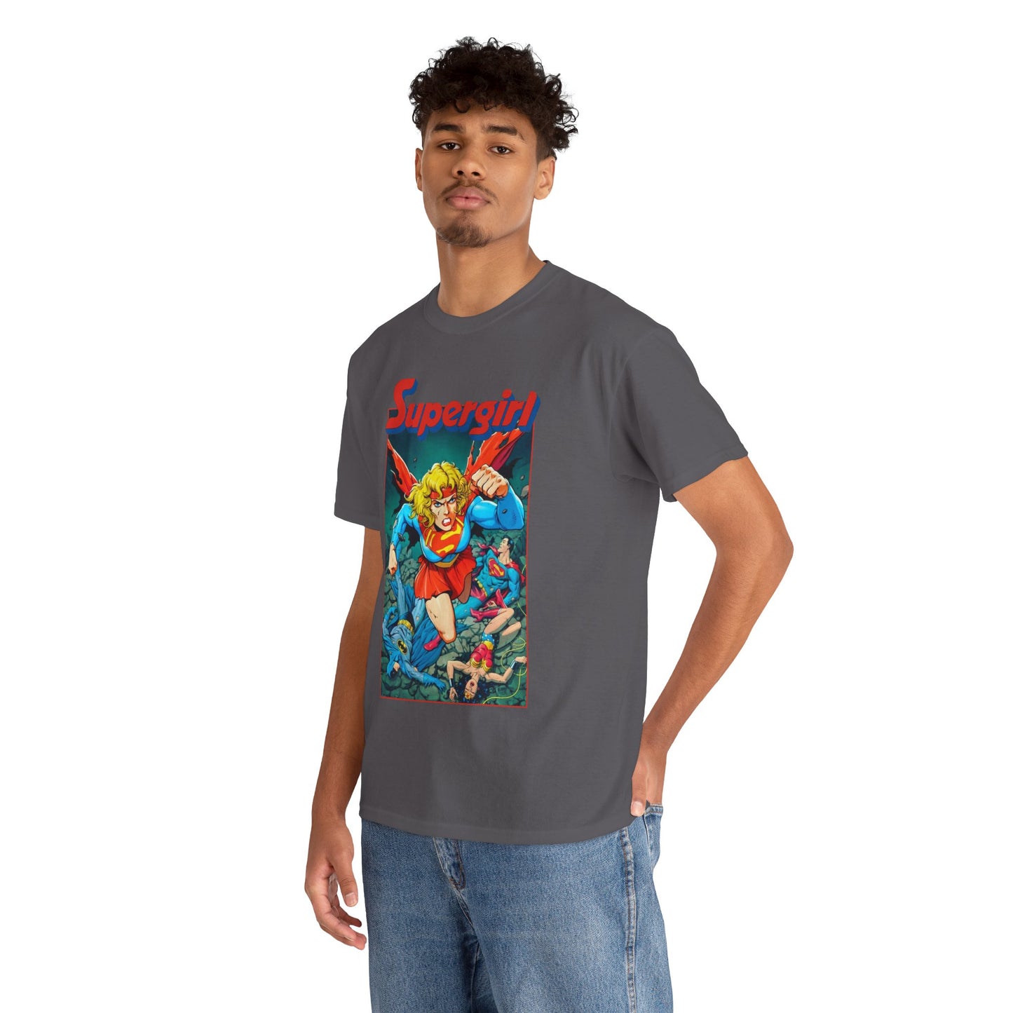 Supergirl T-Shirt - Tom Grummett Art - Crisis on Infinite Earths - Classic DC Comics Series - Death of Supergirl