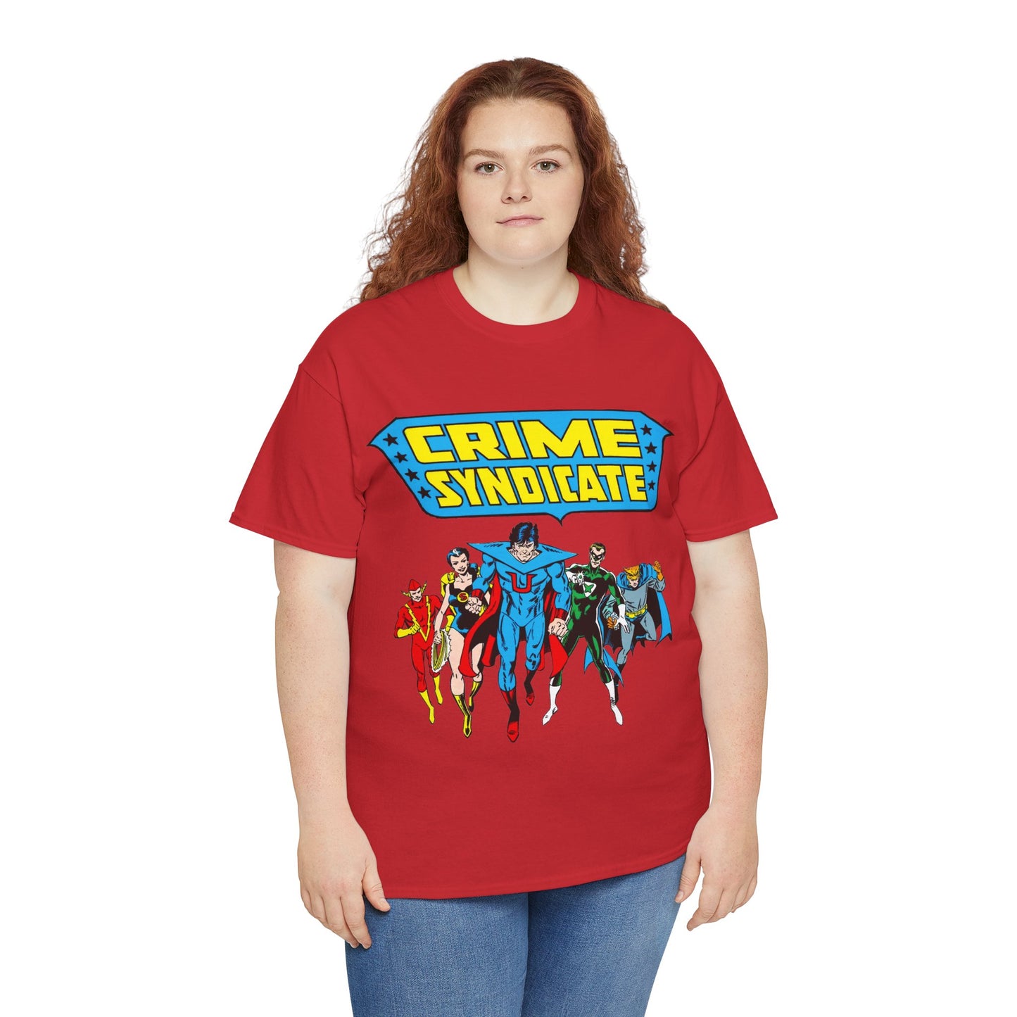 Crime Syndicate T-Shirt - Ultraman, Owlman, Superwoman, Power Ring, Johnny Quick - Earth 3 Justice League Villains - DC Comics