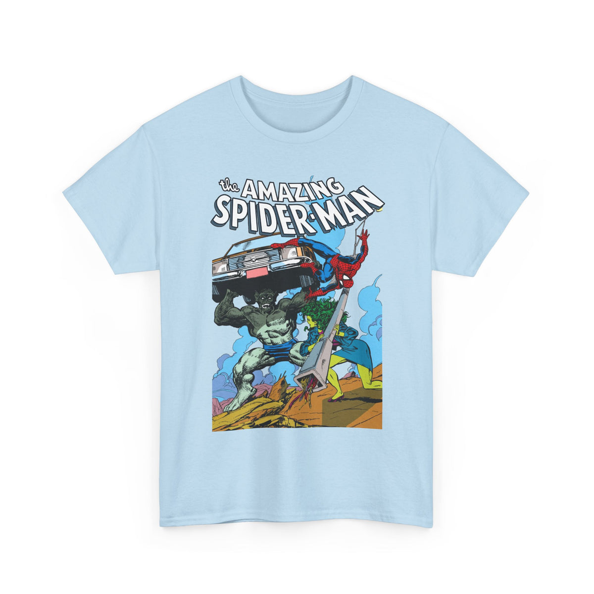 Amazing Spider-Man & She-Hulk T-Shirt - John Byrne Art - Marvel Comics
