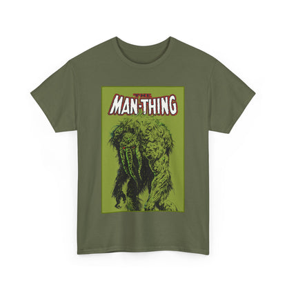 Man-Thing T-Shirt - Marvel Comics - Whatever Knows Fear Burns At The Touch - Swamp Monster
