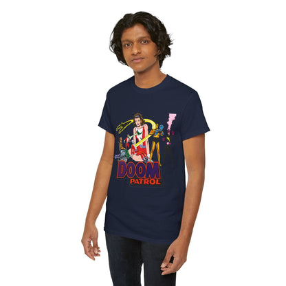 Doom Patrol T-Shirt - John Byrne Art - DC Comics Who's Who Art - Beast Boy, Robotman, Mento, Elasti-Girl, Negative Man, The Chief