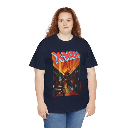 Uncanny X-Men T-Shirt - Bill Sienkiewicz Art - Phoenix, Cyclops, Colossus, Wolverine - Marvel Comics