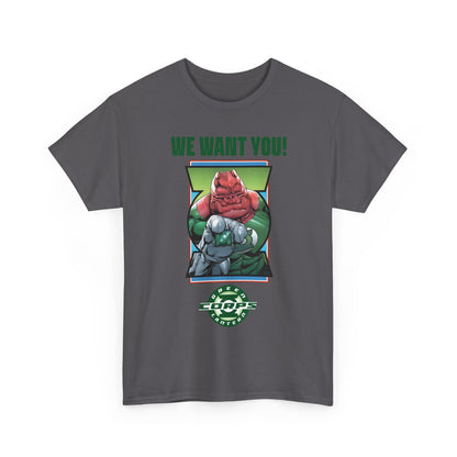 Kilowog T-Shirt - Green Lantern Corps Recruitment Poster - "We Want You!" - DC Comics