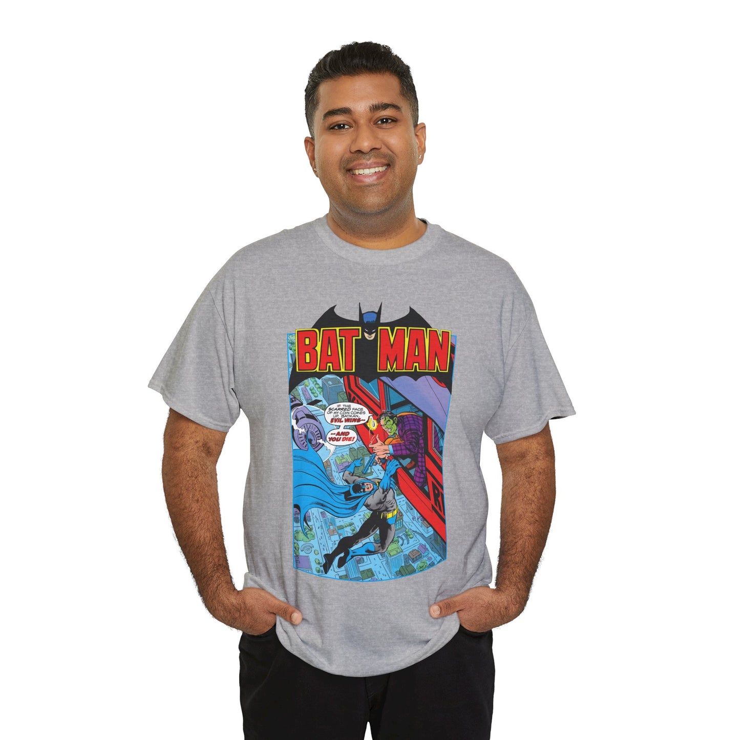 Batman T-Shirt - José Luis García-López Art - Two-Face - Retro 80s Cover - DC Comics