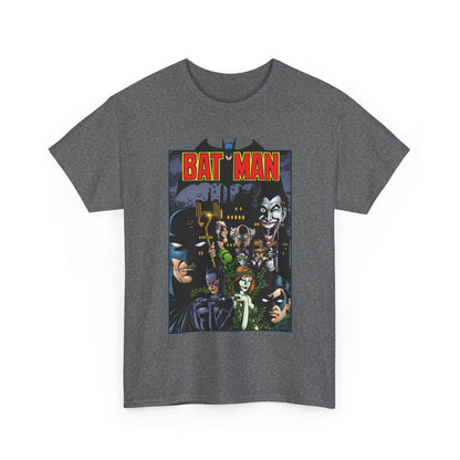 Batman T-Shirt - George Perez Art - Arkham Asylum - Joker, Catwoman, Poison Ivy, Riddler, Nightwing - DC Comics