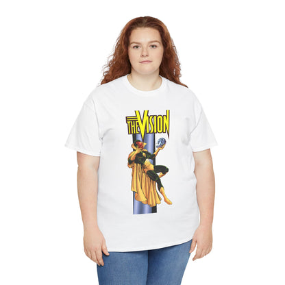 Vision T-Shirt - George Perez Art - Built by Ultron - Avengers Member - Marvel Comics