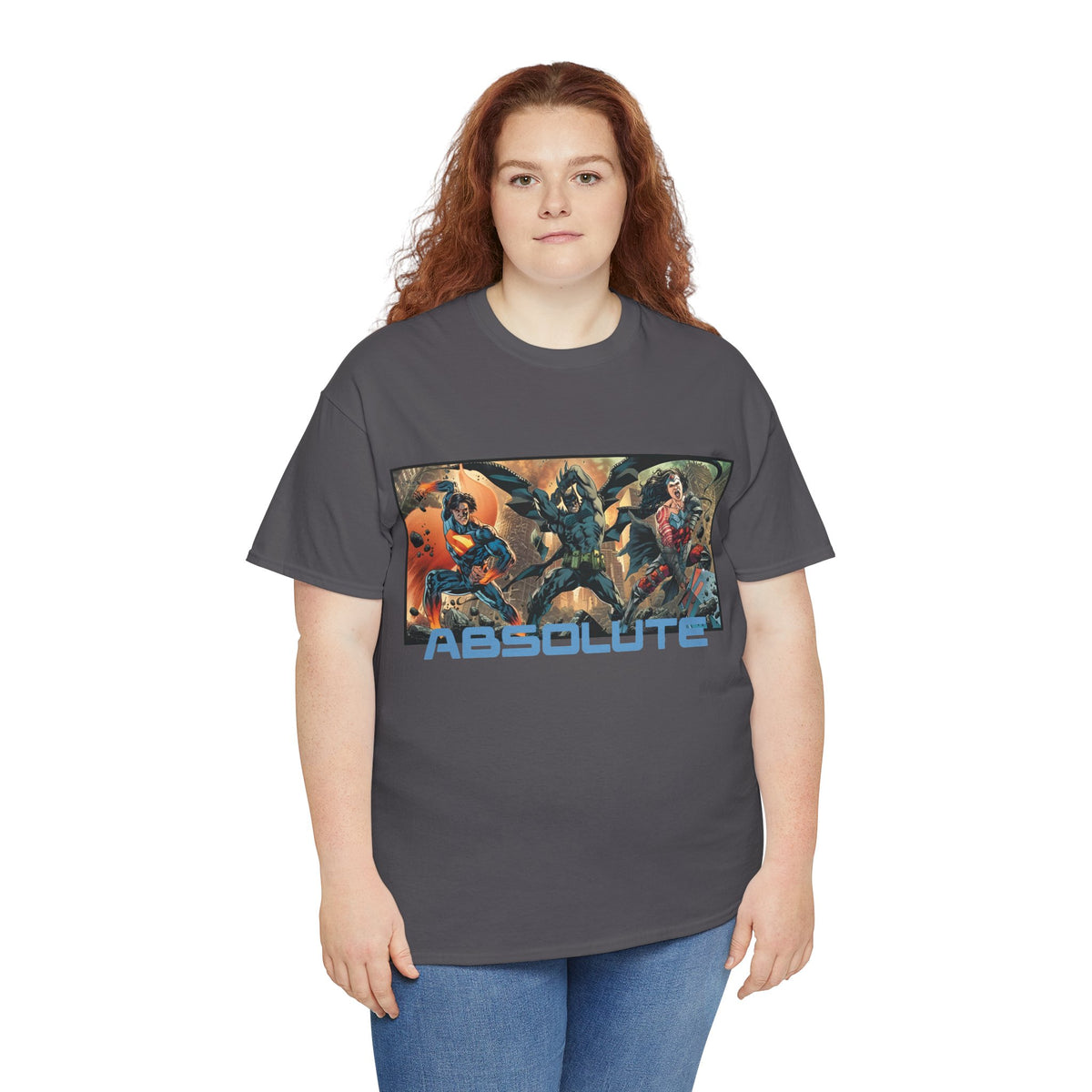 Absolute Trinity T-Shirt - Bryan Hitch Art - Batman, Superman, Wonder Woman - DC Comics