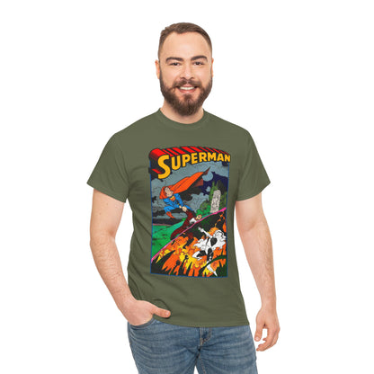Superman T-Shirt - Mike Mignola Art - Vs Silver Banshee - DC Comics