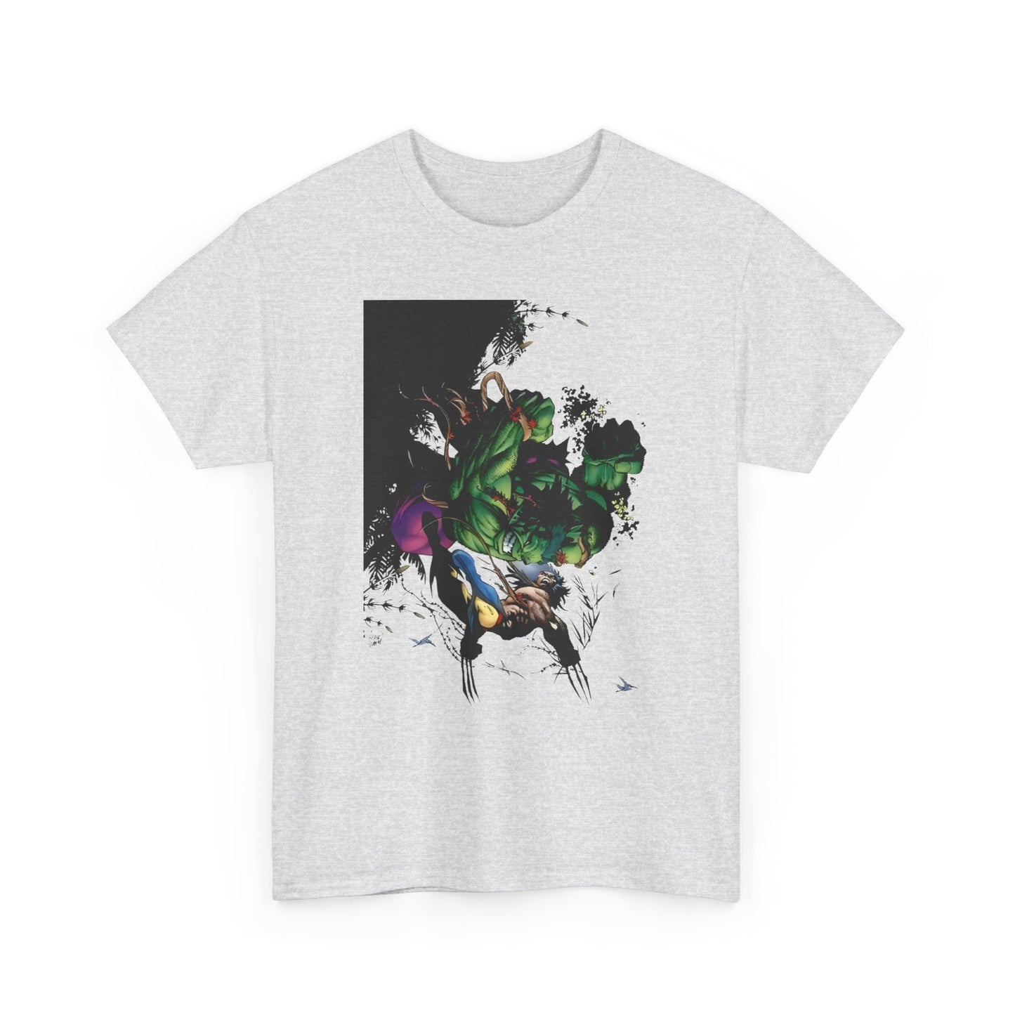 Wolverine Vs Hulk T-Shirt - Adam Kubert Art - Marvel Comics - Logan, X-Men, Bruce Banner - Great Fight Image