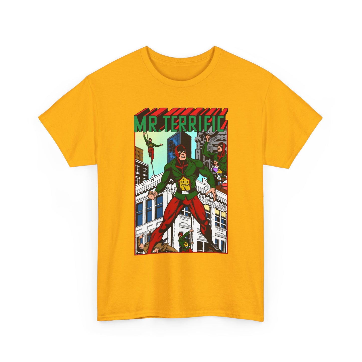 Mr Terrific T-Shirt - JSA Member - Golden Age Hero - DC Comics