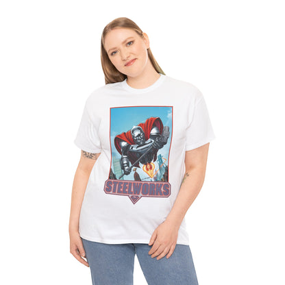Steelworks T-Shirt - Jon Bogdanove Art - John Henry Irons - Superman Family - DC Comics