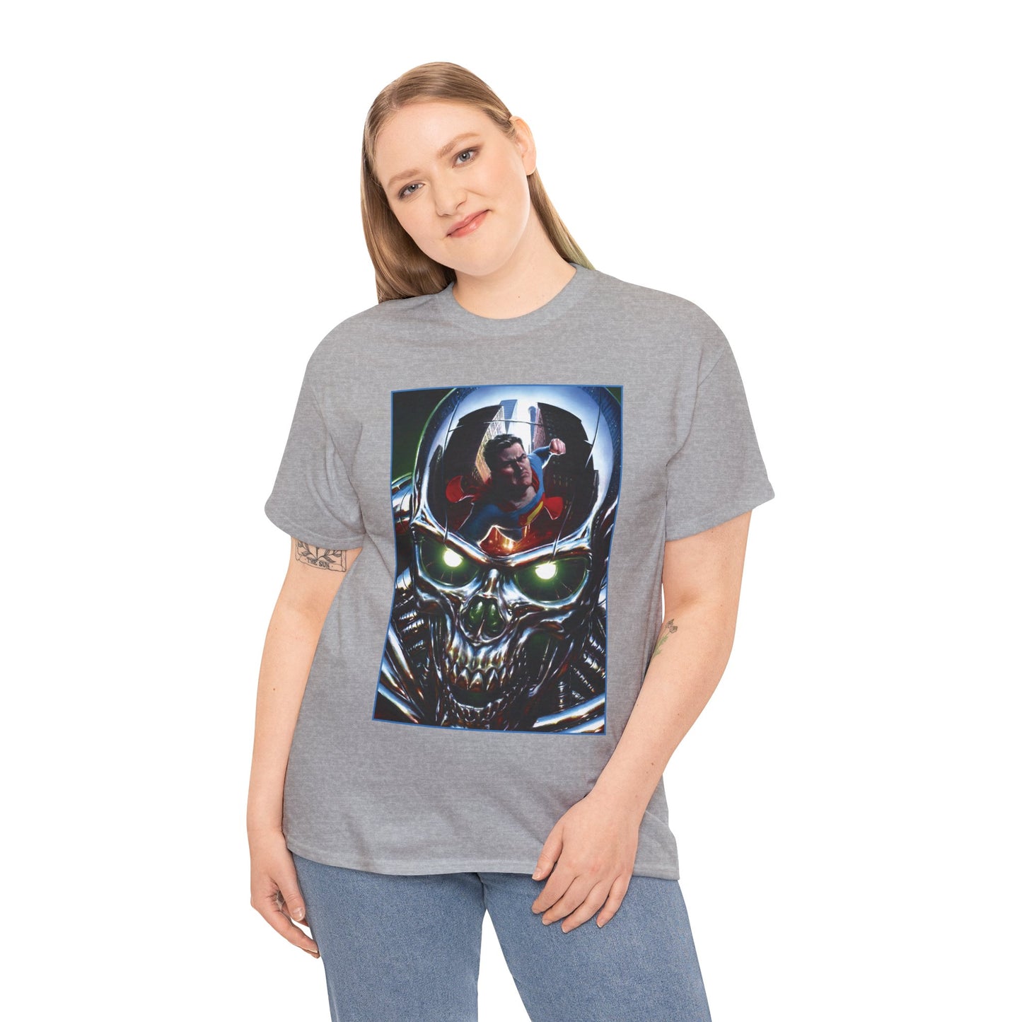 Superman T-Shirt - Steve Beach Art - Vs Metallo - Action Comics #1051 Cover - DC Comics