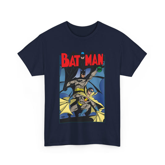 Batman & Robin T-Shirt - George Perez Art - Earth 2 - DC Comics - Golden Age JSA - Bruce Wayne & Dick Grayson