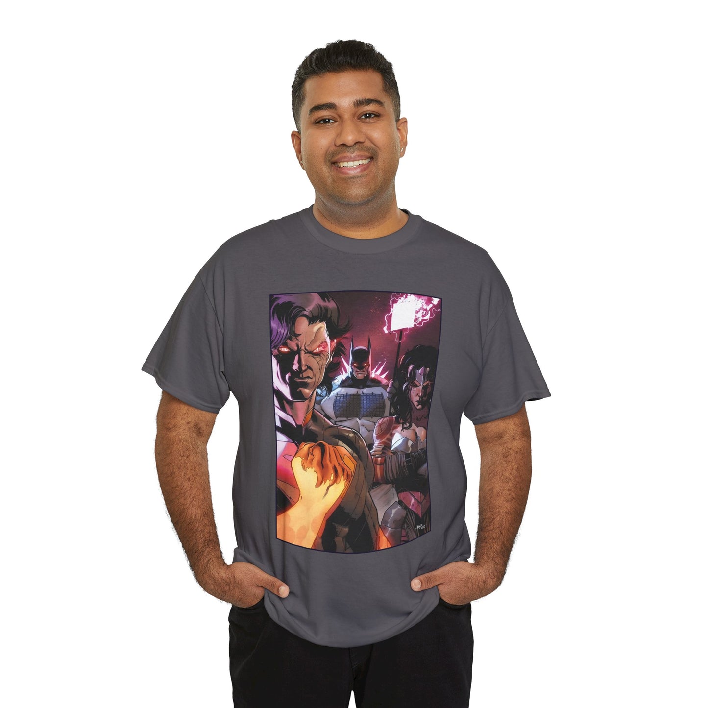 Absolute Trinity T-Shirt - Javier Fernandez Art - Superman, Batman, Wonder Woman - DC K.O. Variant Cover - DC Comics