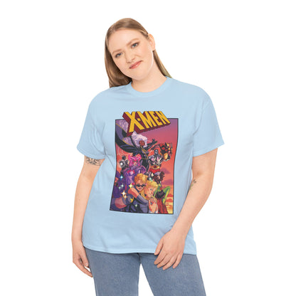 X-Men Outback T-Shirt - Russell Dauterman Art - Storm, Wolverine, Psylocke, Longshot, Havok, Rogue, Colossus, Dazzler - Marvel Comics