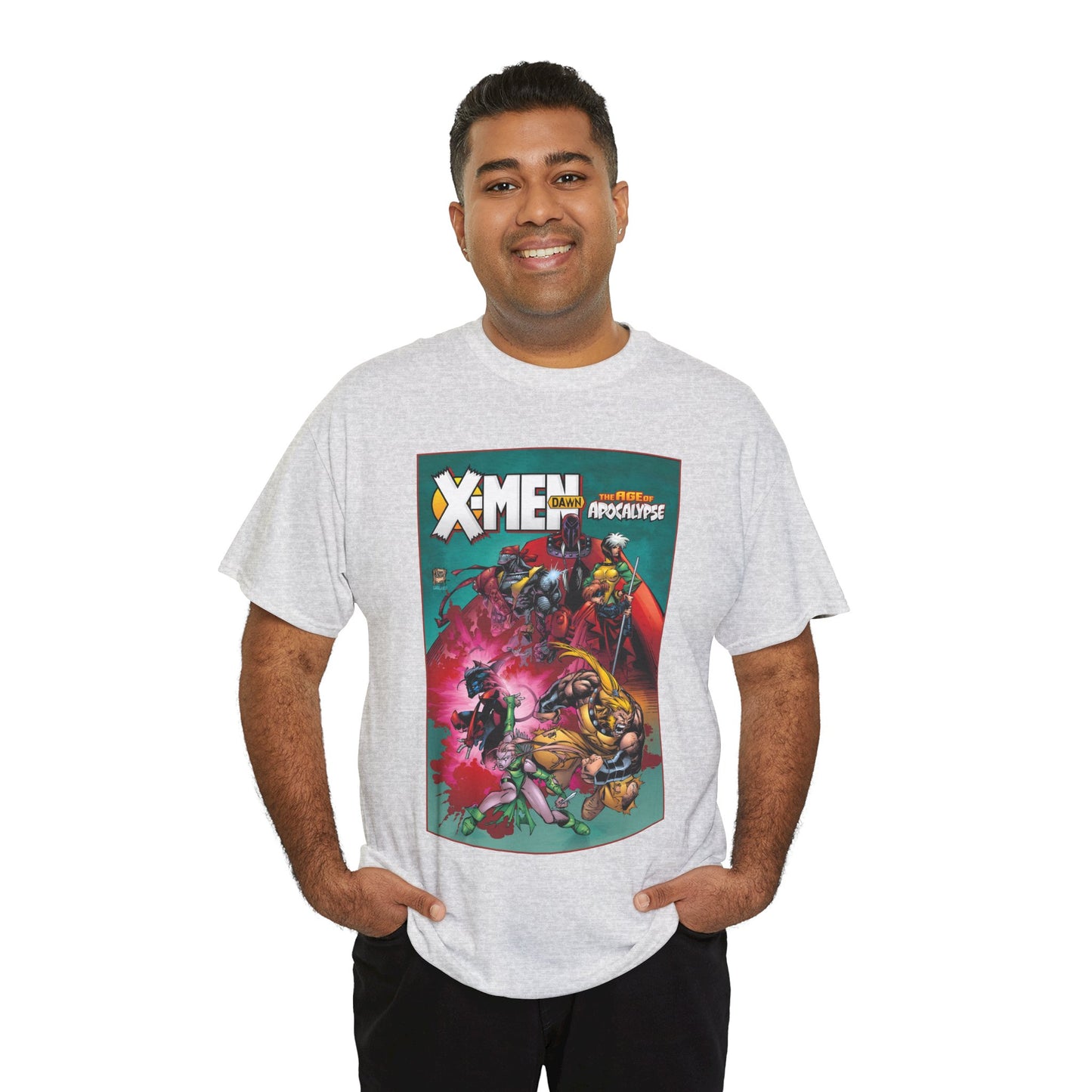 X-Men: Age of Apocalypse T-Shirt - Adam Kubert Art - Magneto, Rogue, Nightcrawler, Gambit, Blink, Sabretooth - Dawn - Marvel Comics