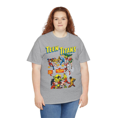 Teen Titans T-Shirt - Rick Buckler Art - Titans West, Lilith, Hawk & Dove, Beast Boy, Golden Eagle - DC Comics