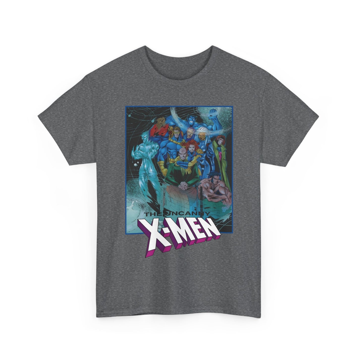 Uncanny X-Men T-Shirt - Joe Madureira Art - #337 Cover Art - Cyclops, Gambit, Wolverine, Storm, Iceman, Professor X - Marvel Comics