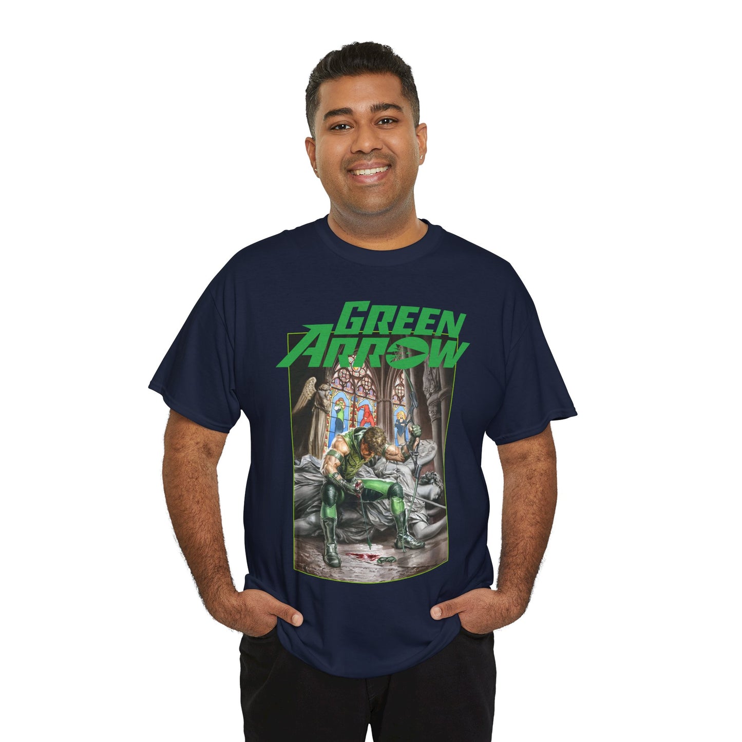 Green Arrow T-Shirt - Mauro Cascioli Art - DC Comics
