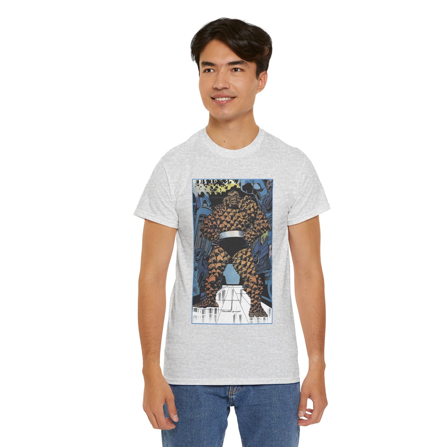 The Thing T-Shirt - Keith Pollard Art - Fantastic Four Pin-Up - Marvel Comics