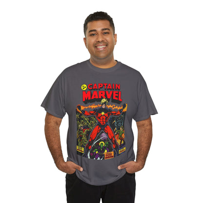 Captain Marvel T-Shirt - Jim Starlin Art - Thanos - Drax the Destroyer - Issue #32 Cover Art