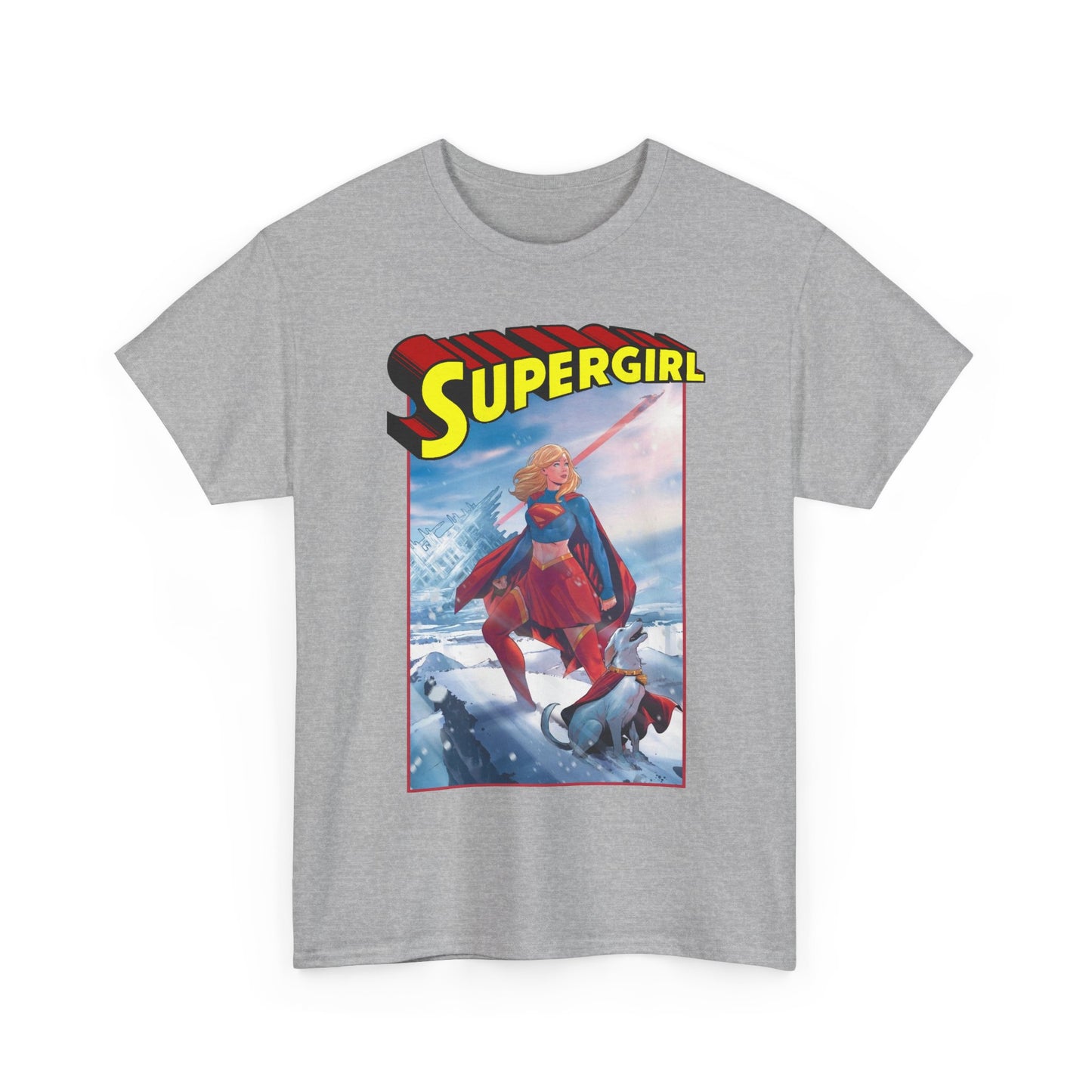 Supergirl & Krypto T-Shirt - Lucas Meyer Art - New 2026 Movie with Milly Alcock - DC Comics