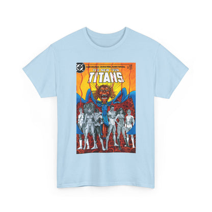 New Teen Titans #4 T-Shirt - George Perez Art - Trigon the Terrible - DC Comics