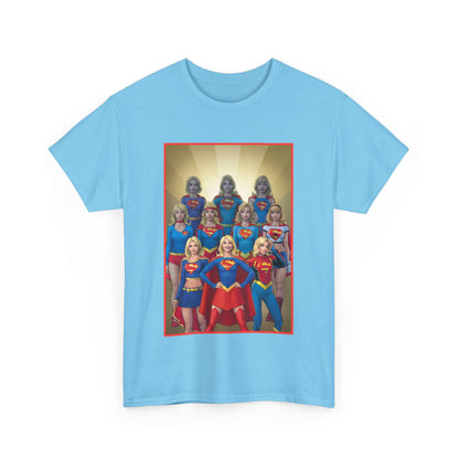 Supergirl Through the Ages T-Shirt - Nicola Scott Art - Kara from Kandor, Superman's Cousin, Linda Danvers - Survivor from Krypton - DC Comics