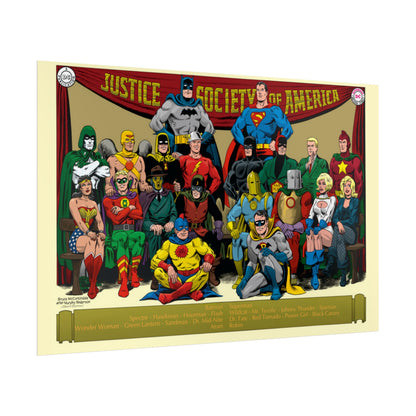 Justice Society of America (JSA) Rolled Poster - McCorkindale & Anderson Art - DC Comics - Multiple Sizes Up to 24"x36"