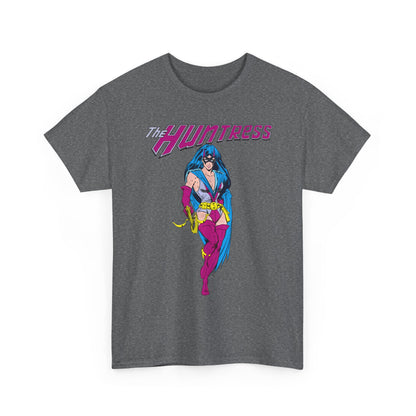 Huntress T-Shirt - Joe Staton Art - Helena Wayne, Daughter of Earth 2 Batman & Catwoman - Pre-Crisis JSA Member - DC Comics