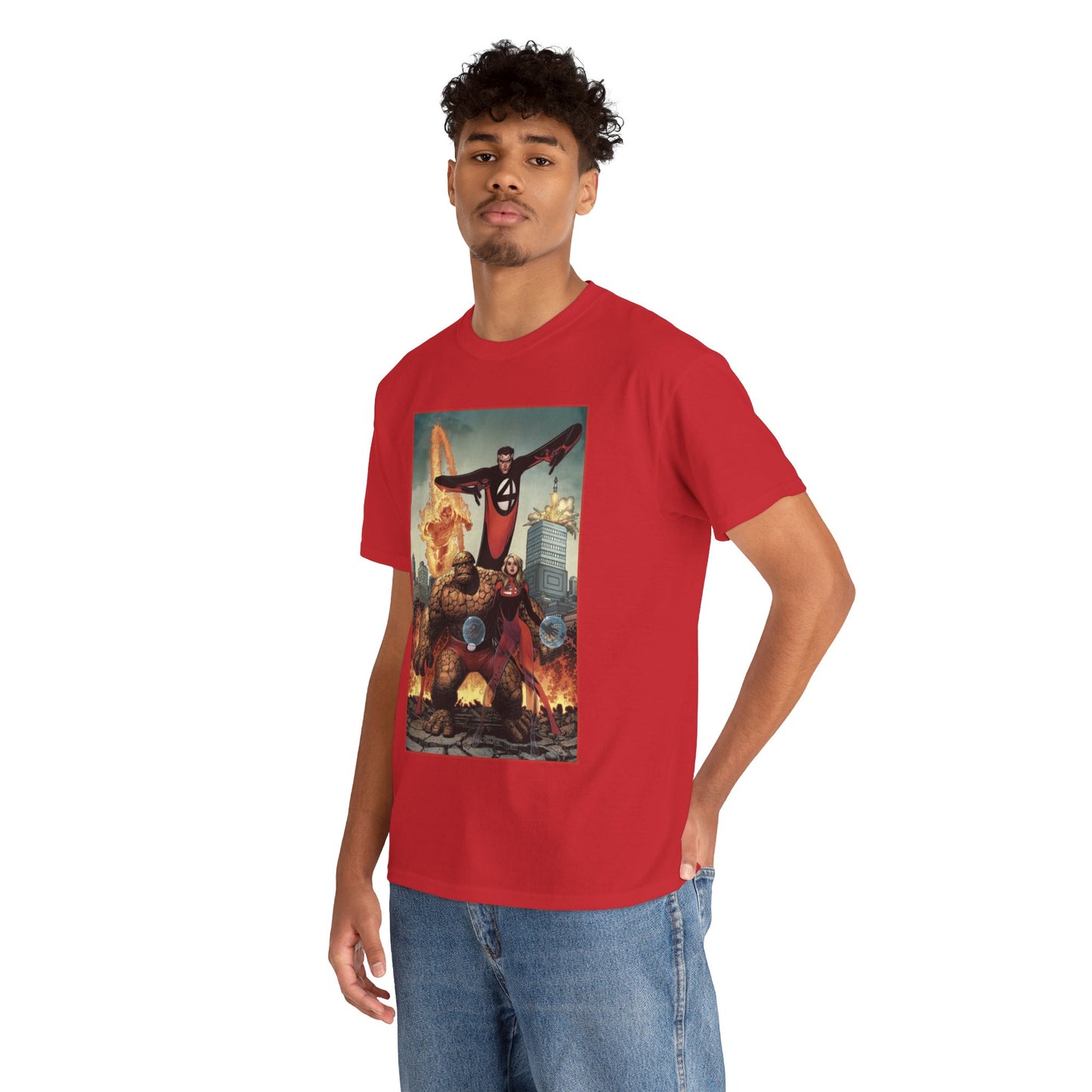 Fantastic Four T-Shirt - Arthur Adams Art - Marvel Comics