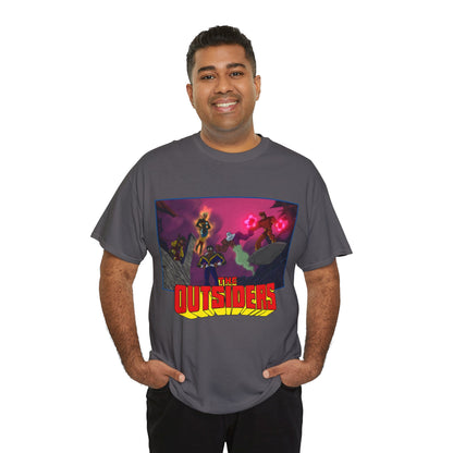 Outsiders T-Shirt - Batman: Brave & Bold Series - Halo, Geo-Force, Black Lightning, Katana, Metamorpho - DC Comics
