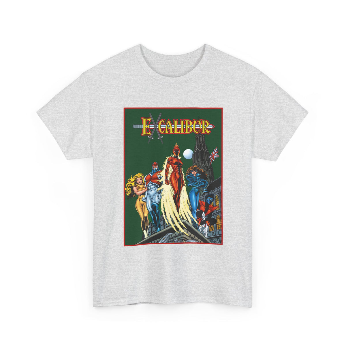 Excalibur T-Shirt - Nightcrawler, Phoenix, Captain Britain - Alan Davis Art - Marvel Comics